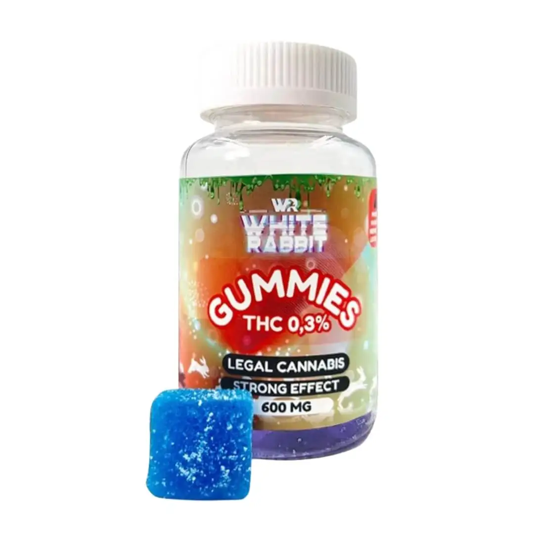 GUMMIES WHITE RABBIT SUPER PUISSANT 30MG - POT DE 20 GUMMIES WHITE RABBIT SUPER PUISSANT 30MG - POT DE 20