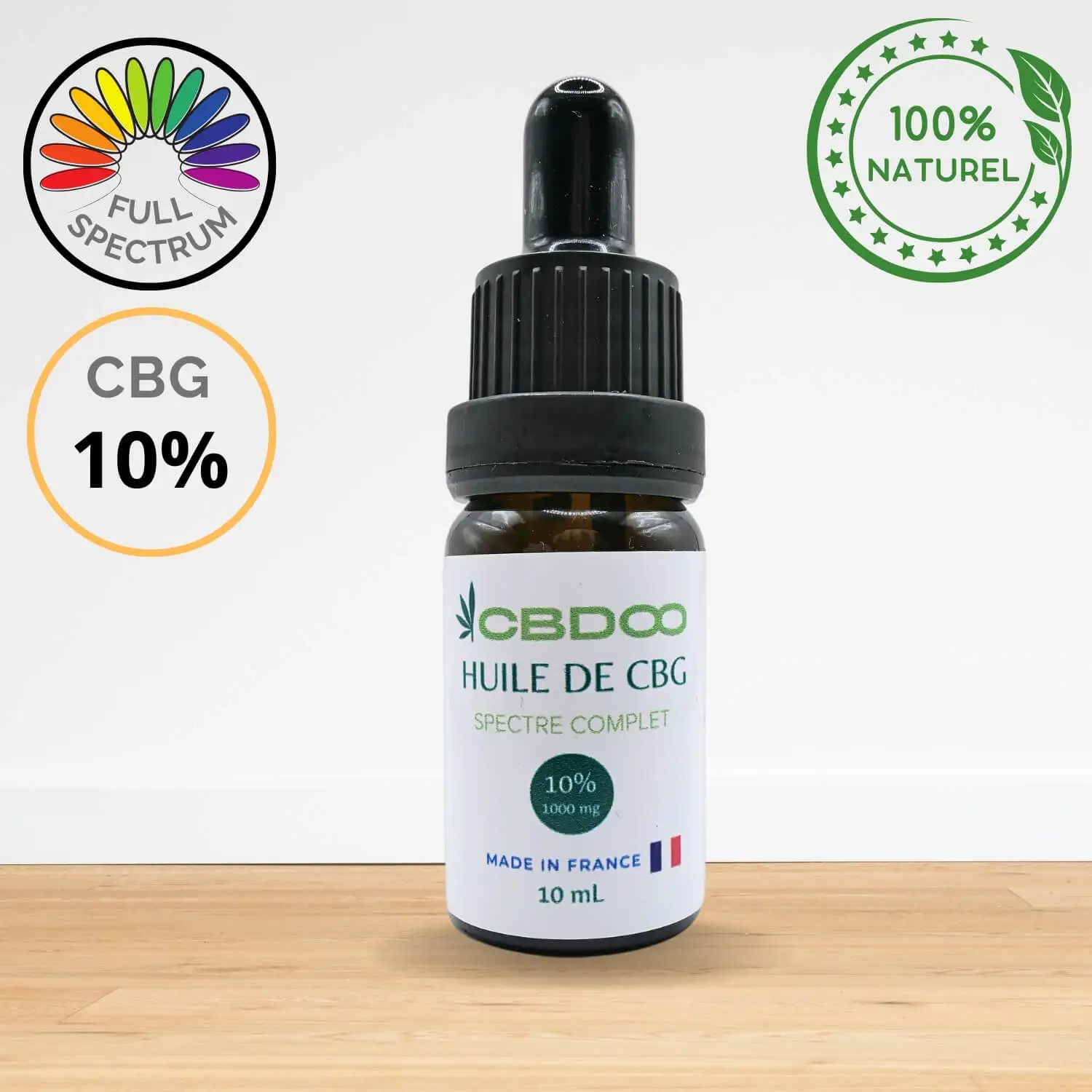 HUILE DE CBG - 10% - FULL SPECTRUM - MADE IN FRANCE