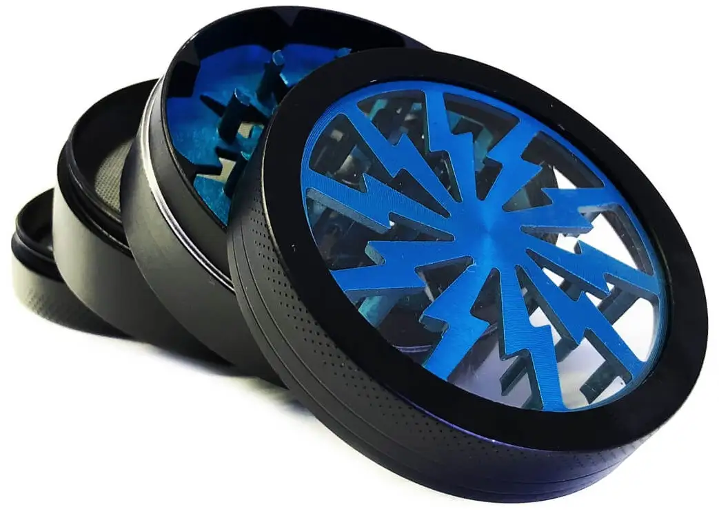 grinder storm bleu pour le chanvre