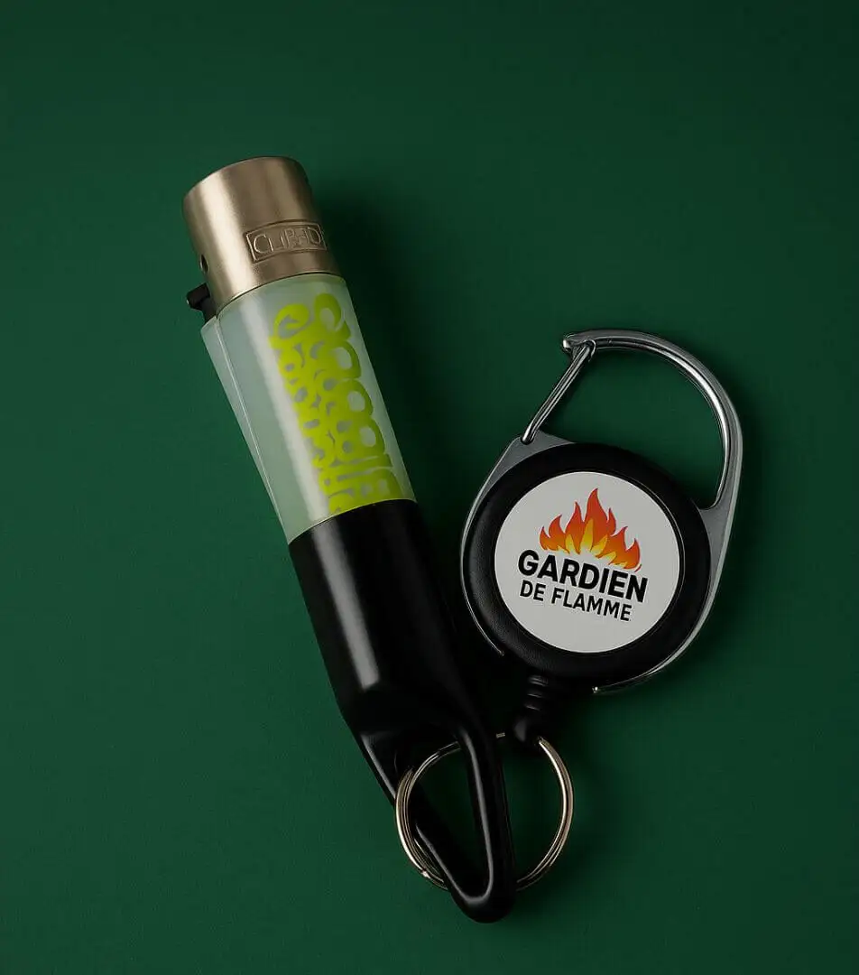 Porte-briquet gardien de la flamme